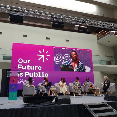 Wangari speaking